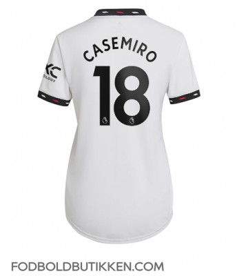 Manchester United Casemiro #18 Udebanetrøje Dame 2022-23 Kortærmet